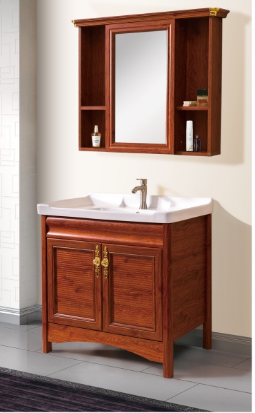 全鋁衛浴柜-01（風格：中式；顏色：金橡）